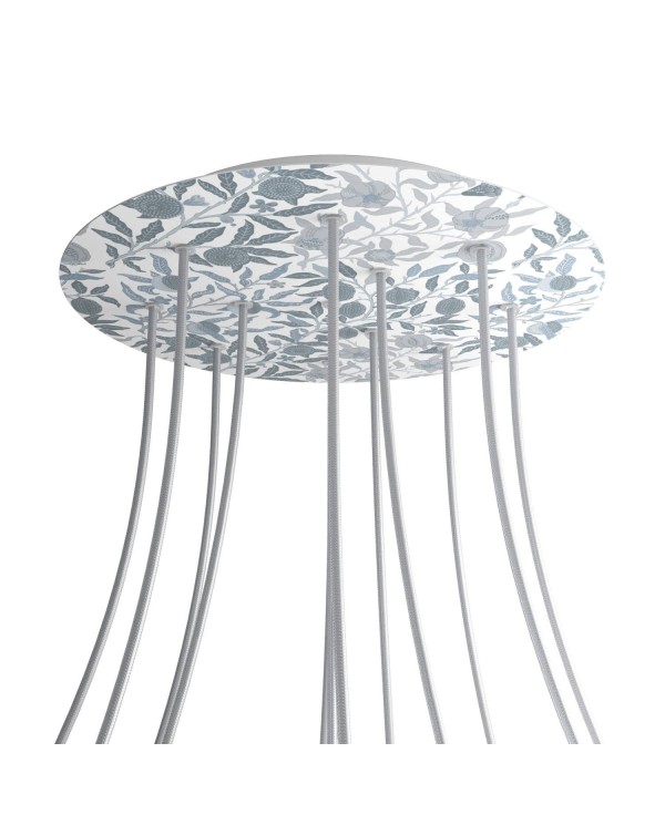 Rosace XXL Rose-One rond de 400 mm de diamètre avec 12 trous et 4 trous latéraux - PROMO