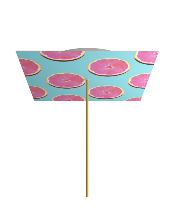 Rosace XXL Rose-One carré de 400 mm avec 1 trou et 4 trous latéraux - PROMO