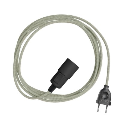 Snake Zig-Zag Plug-in lamp met Zig-Zag effect textielsnoer - RD72