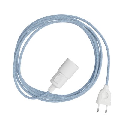 Snake Zig-Zag Plug-in lamp met Zig-Zag effect textielsnoer - RD75