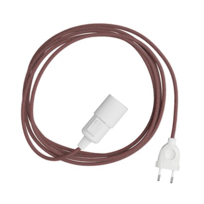 Snake Zig-Zag -Lampe plug-in avec câble textile effet Zig-Zag - RZ28