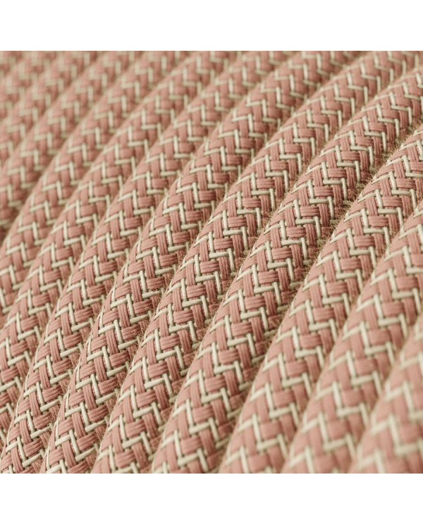 SnakeBis Zig-Zag Verlichtingssnoer met lamphouder en Zig-Zag effect textiel kabel voor lampenkap