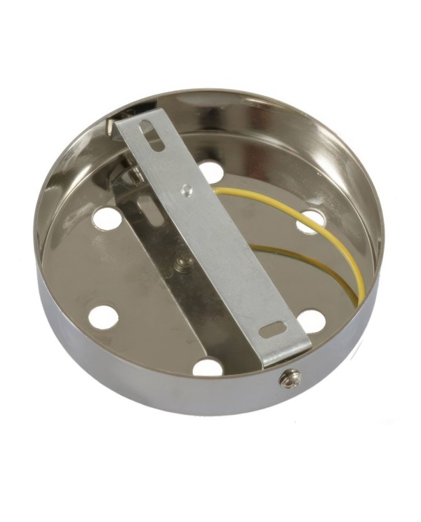 Strak design 6-gaats 120 mm. cilindrische metalen plafondkap