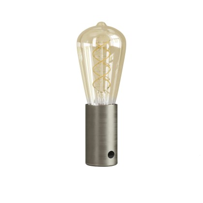 SI! Lampe portative 5V avec ampoule ST64 - Titane satiné