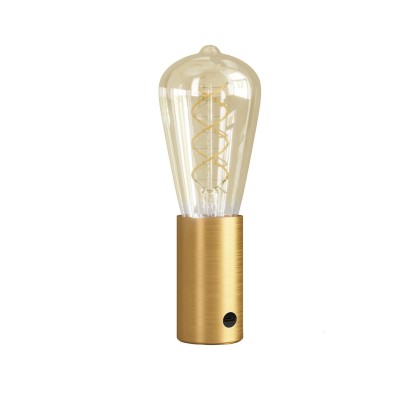 SI! Lampe portative 5V avec ampoule ST64 - Bronze satiné
