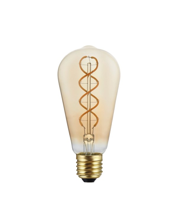 SI! Lampe de table 5V avec ampoule ST64 et base métallique