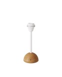Base pour lampe portative et rechargeable Cabless12 avec arrangement pour abat-jour