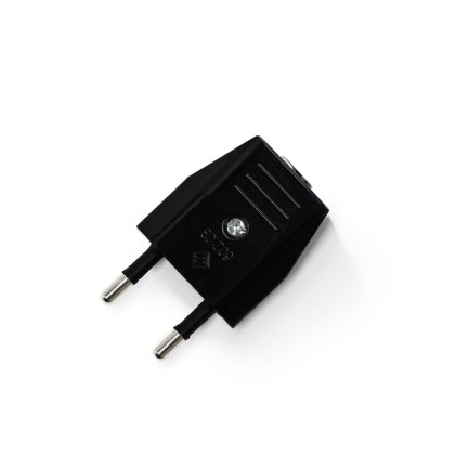 Creative stekker 2-polig Europlug 10A - zwart