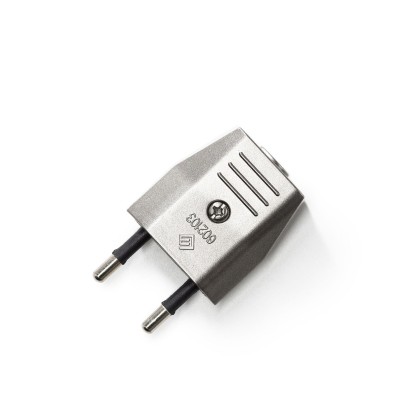 Creative stekker 2-polig Europlug 10A - titanium