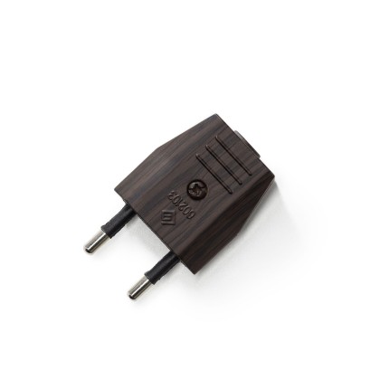 Creative stekker 2-polig Europlug 10A - effect Wenge