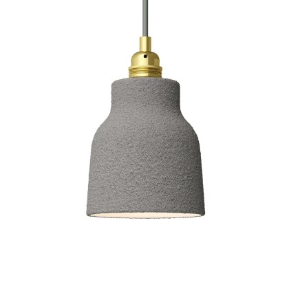 Vaso Materia keramiek lampenkap - Made in Italy - cement-effect - wit