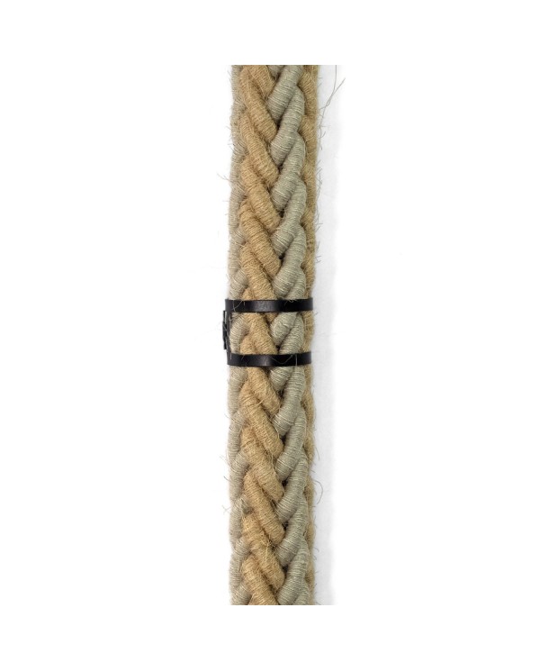 Metalen kabelbinderclip voor touwen met een diameter van 24 mm