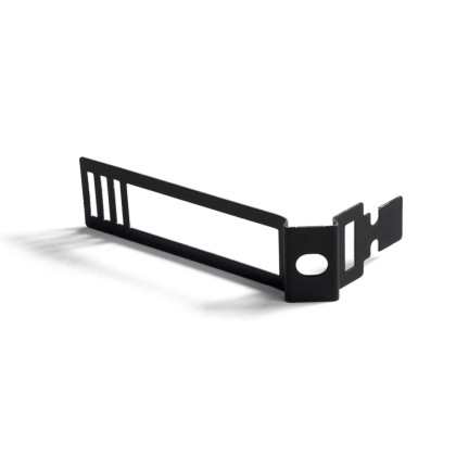 Metalen kabelbinderclip voor touwen met een diameter van 24 mm - zwart