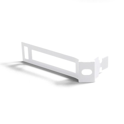 Metalen kabelbinderclip voor touwen met een diameter van 30 mm - wit