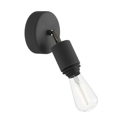 Fermaluce voor EIVA ELEGANT lampenkap met regelbare scharnier, aansluitkap en IP65 waterdichte fitting - zwart