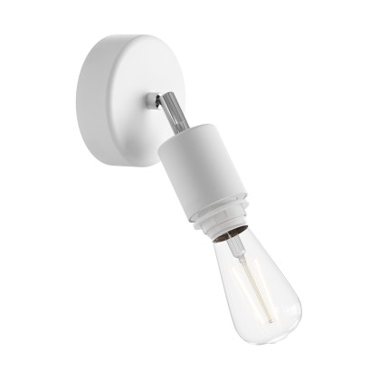 Fermaluce voor EIVA ELEGANT lampenkap met regelbare scharnier, aansluitkap en IP65 waterdichte fitting - wit
