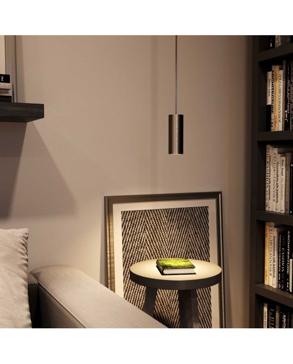 Tub-E14, buis-spot met dubbele ringcontactdoos E14