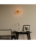 Wandlamp met smoky Ghost bol