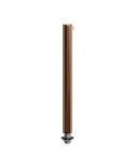 Cilindrische metalen kabelklem van 15 cm, compleet met pendelbuis, moer en ring
