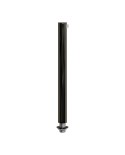 Cilindrische metalen kabelklem van 15 cm, compleet met pendelbuis, moer en ring