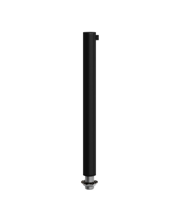 Serre-câble cylindrique en métal long 15 cm avec tige, écrou et rondelle