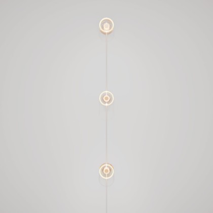 Applique murale Spostaluce avec prise et 3 ampoules Ghost - RN02