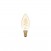 Ampoule Dorée LED Carbon Line avec filament en spirale Candle C35 2,5W 136Lm E14 1800K Dimmable - C01
