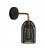 Fermaluce Metal met Ghostbell lampenkap, metalen wandlamp met gebogen arm