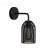 Fermaluce Metal met Ghostbell lampenkap, metalen wandlamp met gebogen arm
