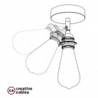 Fermaluce Metallo 90° met Diamond lampenkap, verstelbare metalen muurlamp