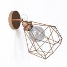 Fermaluce Metallo 90° met Diamond lampenkap, verstelbare metalen muurlamp