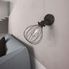 Fermaluce Metallo 90° met Drop lampenkap, verstelbare metalen muurlamp