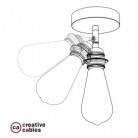 Fermaluce Metallo 90° met Drop lampenkap, verstelbare metalen muurlamp