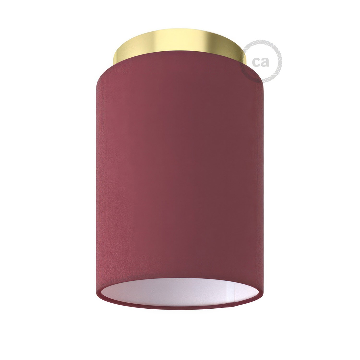 Fermaluce Metal avec Abat-Jour Cylindre, pour montage mural ou au plafond