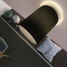 Fermaluce Metal avec Abat-Jour Cylindre, pour montage mural ou au plafond