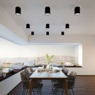 Fermaluce Metal avec Abat-Jour Cylindre, pour montage mural ou au plafond