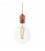 Suspension fabriquée en Italie avec câble textile et douille en aluminium moleté