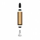 Fermaluce Metal, metalen wandlamp met gebogen arm en Tube/E14 lamp