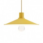 Hanglamp Made in Italy compleet met strijkijzerkabel, Swing Pastel lampenkap, met metalen afwerkingen
