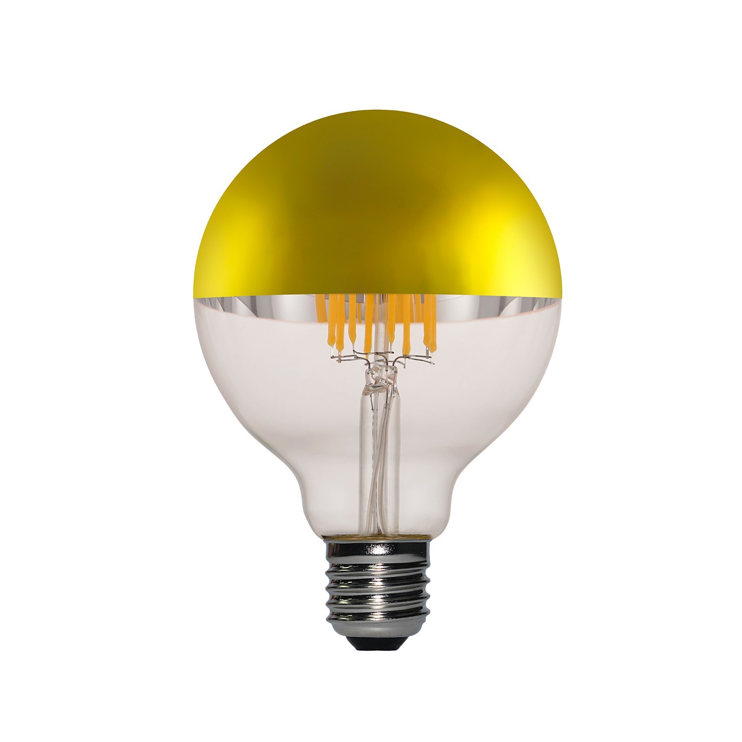 Fermaluce metalen lamp met Globe LED lichtbron