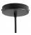 Strak design 1-gaats 120 mm. cilindrische metalen plafondkap