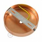Strak design 1-gaats 120 mm. cilindrische metalen plafondkap