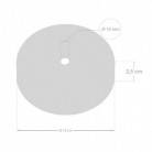 Kit rosace métallique cylindrique
