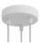 Strak design 3-gaats 120 mm. cilindrische metalen plafondkap