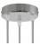 Strak design 3-gaats 120 mm. cilindrische metalen plafondkap