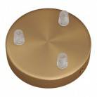 Strak design 3-gaats 120 mm. cilindrische metalen plafondkap
