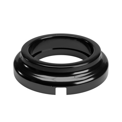 Base en porcelaine pour prise électrique et interrupteur/variateur - Noir