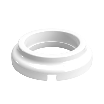 Base en porcelaine pour prise électrique et interrupteur/variateur - Blanc