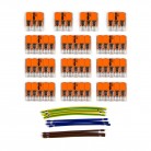 Kit de connexion WAGO compatible avec câble 3x pour Rosace à 11 trous