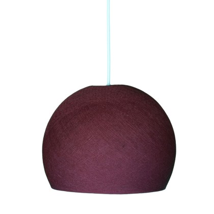 Abat-jour Cupola en fil - 100% fait main - Polyester Merlot